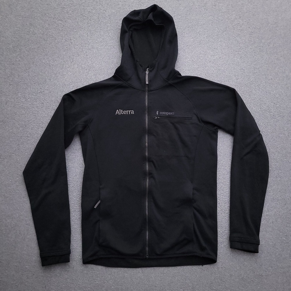 Cotopaxi Sambaya Jacket Womens Medium Alterra Black Hooded Fleece Outdoor Zip